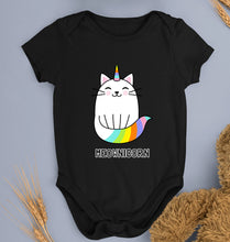 Load image into Gallery viewer, Cat Unicorn Kids Romper For Baby Boy/Girl-Black-Ektarfa.online
