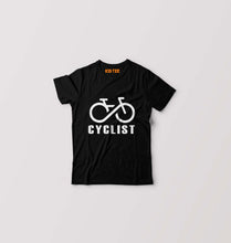 Load image into Gallery viewer, Cyclist Kids T-Shirt for Boy/Girl-Black-Ektarfa.online
