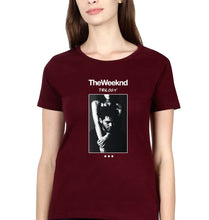 Load image into Gallery viewer, The Weeknd Trilogy T-Shirt for Women-Maroon-Ektarfa.online
