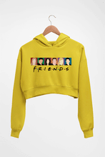 Load image into Gallery viewer, Friends Crop HOODIE FOR WOMEN-Mustard Yellow-Ektarfa.online

