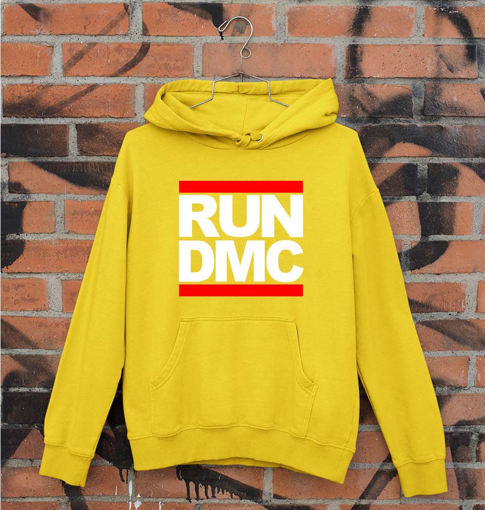 Run DMC Unisex Hoodie for Men/Women-Mustard Yellow-Ektarfa.online