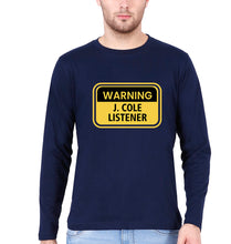 Load image into Gallery viewer, J. Cole Full Sleeves T-Shirt for Men-Navy Blue-Ektarfa.online
