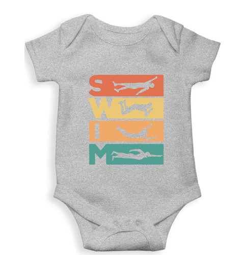 Swimming Kids Romper For Baby Boy/Girl-Grey-Ektarfa.online