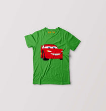 Load image into Gallery viewer, Lightning McQueen Kids T-Shirt for Boy/Girl-Flag Green-Ektarfa.online
