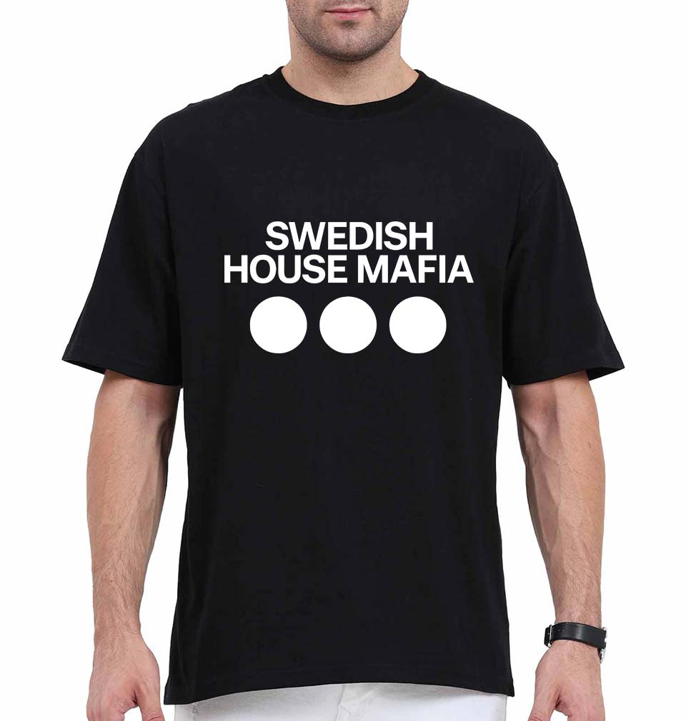 Swedish House Mafia Oversized T-Shirt for Men-Black-Ektarfa.online