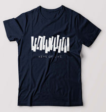 Load image into Gallery viewer, Piano T-Shirt for Men-Navy Blue-Ektarfa.online
