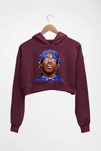 Load image into Gallery viewer, Lil Uzi Vert (LUV) Crop HOODIE FOR WOMEN-Maroon-Ektarfa.online
