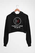 Load image into Gallery viewer, Twenty one pilots Crop HOODIE FOR WOMEN-Black-Ektarfa.online
