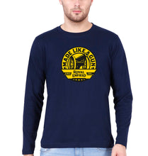 Load image into Gallery viewer, Royal Enfield Full Sleeves T-Shirt for Men-Navy Blue-Ektarfa.online
