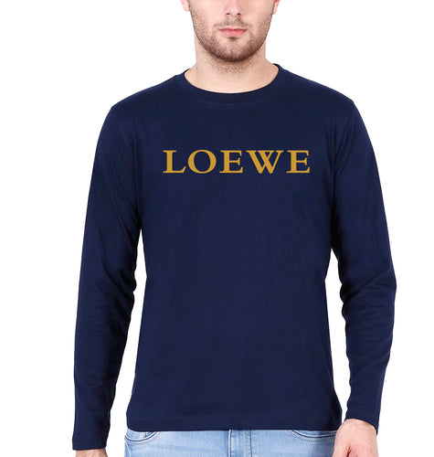 Loewe Full Sleeves T-Shirt for Men-Navy Blue-Ektarfa.online