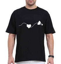 Load image into Gallery viewer, Badminton Oversized T-Shirt for Men-Black-Ektarfa.online
