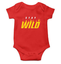 Load image into Gallery viewer, Stay Wild Kids Romper Kids Romper For Baby Boy/Girl-0-5 Months(18 Inches)-RED-Ektarfa.online
