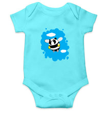 Load image into Gallery viewer, Panda Bee Wolf Kids Romper For Baby Boy/Girl-0-5 Months(18 Inches)-Sky Blue-Ektarfa.online
