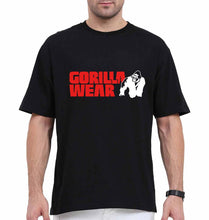 Load image into Gallery viewer, Gorilla Wear Oversized T-Shirt for Men-Black-Ektarfa.online

