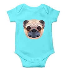 Load image into Gallery viewer, Pug Dog Kids Romper For Baby Boy/Girl-Sky Blue-Ektarfa.online
