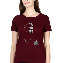 Load image into Gallery viewer, Ronnie O&#39;Sullivan Snooker T-Shirt for Women-Maroon-Ektarfa.online
