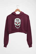 Load image into Gallery viewer, Stone Cold Steve Austin (WWE) Crop HOODIE FOR WOMEN-Maroon-Ektarfa.online
