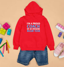 Load image into Gallery viewer, Rugby Kids Hoodie for Boy/Girl-Red-Ektarfa.online
