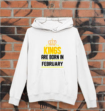 Load image into Gallery viewer, Kings Are Born In February Unisex Hoodie for Men/Women-White-Ektarfa.online
