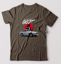 Load image into Gallery viewer, James Bond (007) T-Shirt for Men-Olive Green-Ektarfa.online
