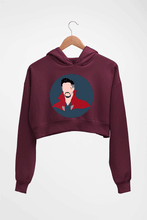 Load image into Gallery viewer, Doctor Strange Superhero Crop HOODIE FOR WOMEN-Maroon-Ektarfa.online

