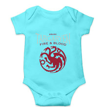 Load image into Gallery viewer, House Targaryen (GOT) Kids Romper For Baby Boy/Girl-0-5 Months(18 Inches)-Skyblue-Ektarfa.online
