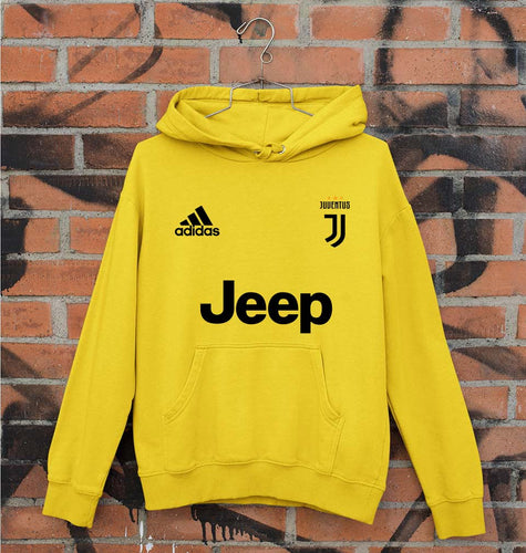 Juventus F.C. 2021-22 Unisex Hoodie for Men/Women-Mustard Yellow-Ektarfa.online