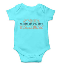 Load image into Gallery viewer, Share Market(Stock Market) Kids Romper For Baby Boy/Girl-Sky Blue-Ektarfa.online
