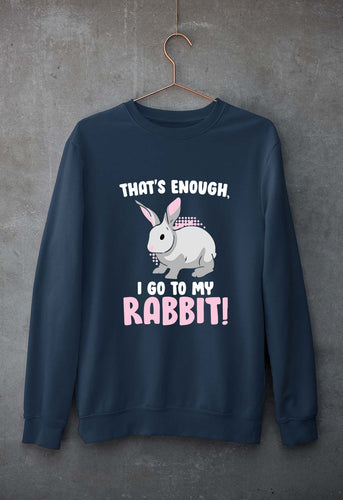 Rabbit Bunny Unisex Sweatshirt for Men/Women-Navy Blue-Ektarfa.online