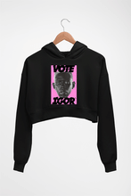 Load image into Gallery viewer, Igor Crop HOODIE FOR WOMEN-Black-Ektarfa.online
