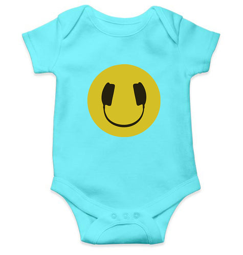 HeadPhone Eye Kids Romper Kids Romper For Baby Boy/Girl-0-5 Months(18 Inches)-Sky Blue-Ektarfa.online