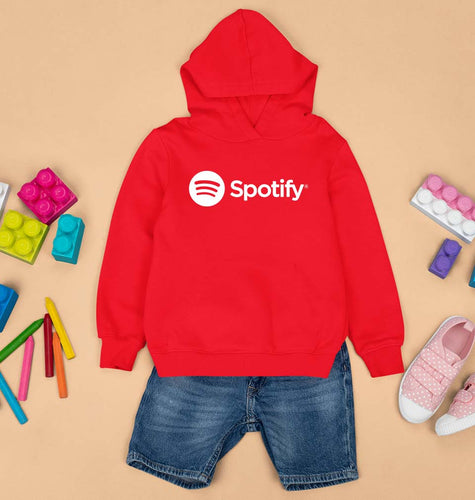 Spotify Kids Hoodie for Boy/Girl-RED-Ektarfa.online