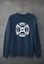 Load image into Gallery viewer, Humble Hungry Gym Unisex Sweatshirt for Men/Women-Navy Blue-Ektarfa.online
