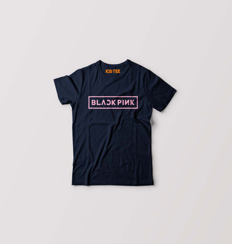 BlackPink Kpop Kids T-Shirt for Boy/Girl-Navy Blue-Ektarfa.online