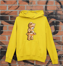 Load image into Gallery viewer, Domrebel Bear Unisex Hoodie for Men/Women-Mustard Yellow-Ektarfa.online
