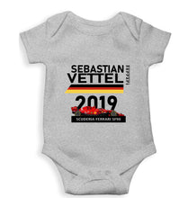 Load image into Gallery viewer, Sebastian Vettel F1 Ferrari Kids Romper For Baby Boy/Girl-Grey-Ektarfa.online
