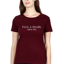 Load image into Gallery viewer, Paul &amp; Shark T-Shirt for Women-Maroon-Ektarfa.online
