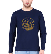 Load image into Gallery viewer, Harry Potter Hogwarts Full Sleeves T-Shirt for Men-Navy Blue-Ektarfa.online
