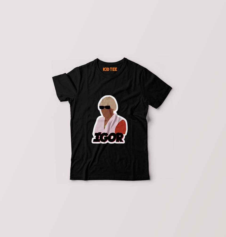 Igor Kids T-Shirt for Boy/Girl-Black-Ektarfa.online