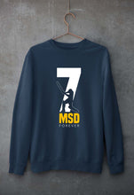 Load image into Gallery viewer, MS Dhoni (MSD) Unisex Sweatshirt for Men/Women-Navy Blue-Ektarfa.online
