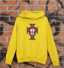 Load image into Gallery viewer, Portugal Football Unisex Hoodie for Men/Women-S(40 Inches)-Mustard Yellow-Ektarfa.online
