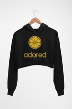Load image into Gallery viewer, Adored Crop HOODIE FOR WOMEN-Black-Ektarfa.online
