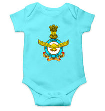 Load image into Gallery viewer, Indian Air Force Army Kids Romper Kids Romper For Baby Boy/Girl-0-5 Months(18 Inches)-Sky Blue-Ektarfa.online
