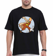 Load image into Gallery viewer, TinTin Oversized T-Shirt for Men-Black-Ektarfa.online
