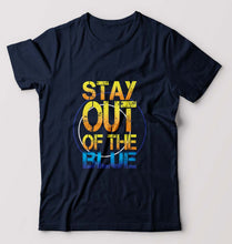 Load image into Gallery viewer, PUBG Stay Out Of The Blue T-Shirt for Men-Navy Blue-Ektarfa.online
