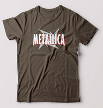 Load image into Gallery viewer, Metallica T-Shirt for Men-Olive Green-Ektarfa.online
