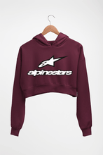 Load image into Gallery viewer, Alpinestars Crop HOODIE FOR WOMEN-Maroon-Ektarfa.online
