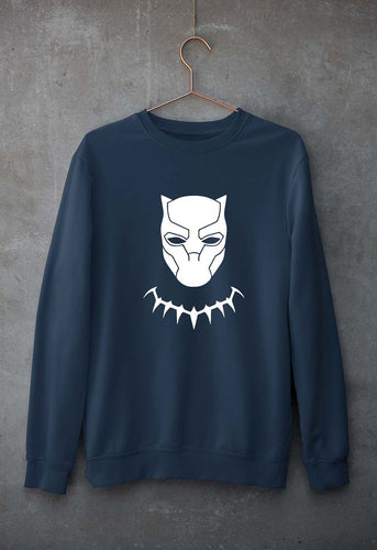 Black Panther Superhero Unisex Sweatshirt for Men/Women-Navy Blue-Ektarfa.online