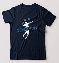 Load image into Gallery viewer, Badminton T-Shirt for Men-Navy Blue-Ektarfa.online
