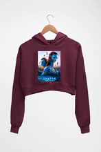 Load image into Gallery viewer, Avatar Crop HOODIE FOR WOMEN-Maroon-Ektarfa.online
